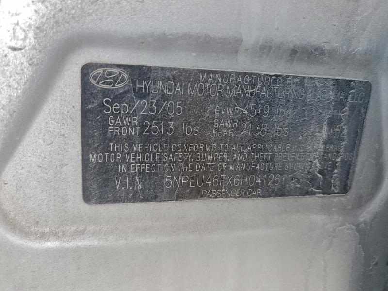 2006 HYUNDAI SONATA GLS #3308473330