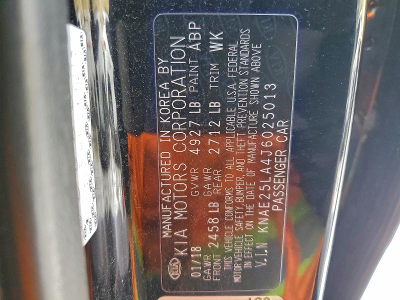 2018 KIA STINGER PR #3308511116