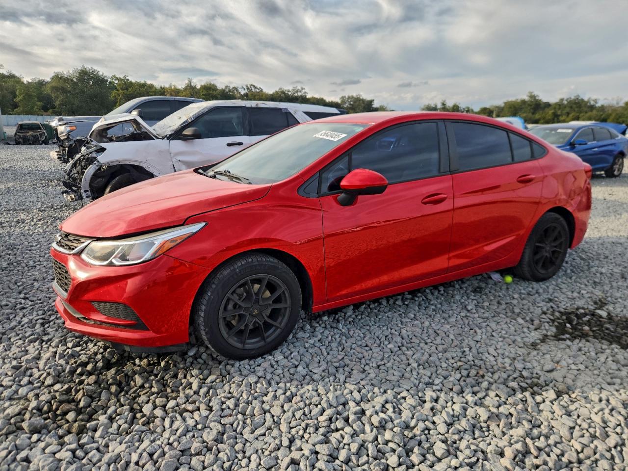 Lot #3309280628 2018 CHEVROLET CRUZE LS