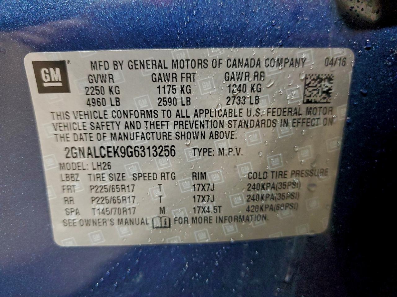 CHEVROLET EQUINOX LT