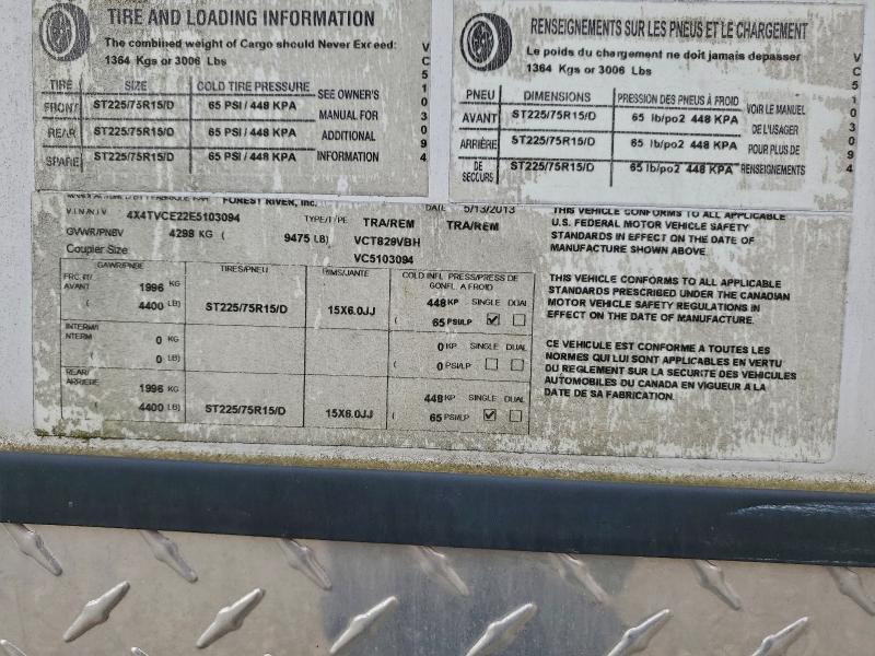 2014 WILDWOOD RVR VCROSS #3315639776