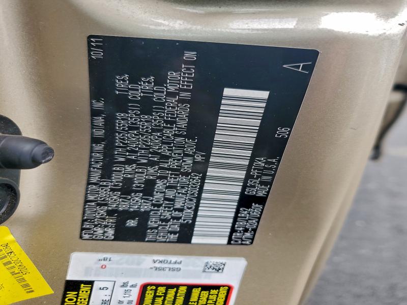 2012 TOYOTA SIENNA XLE #3310527053