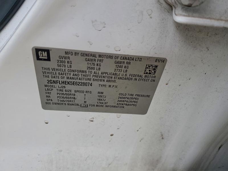 2014 CHEVROLET EQUINOX LT #3316163243