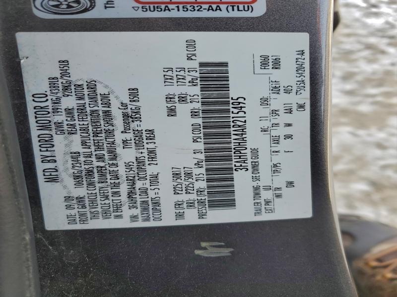 2010 FORD FUSION SE #3315654787