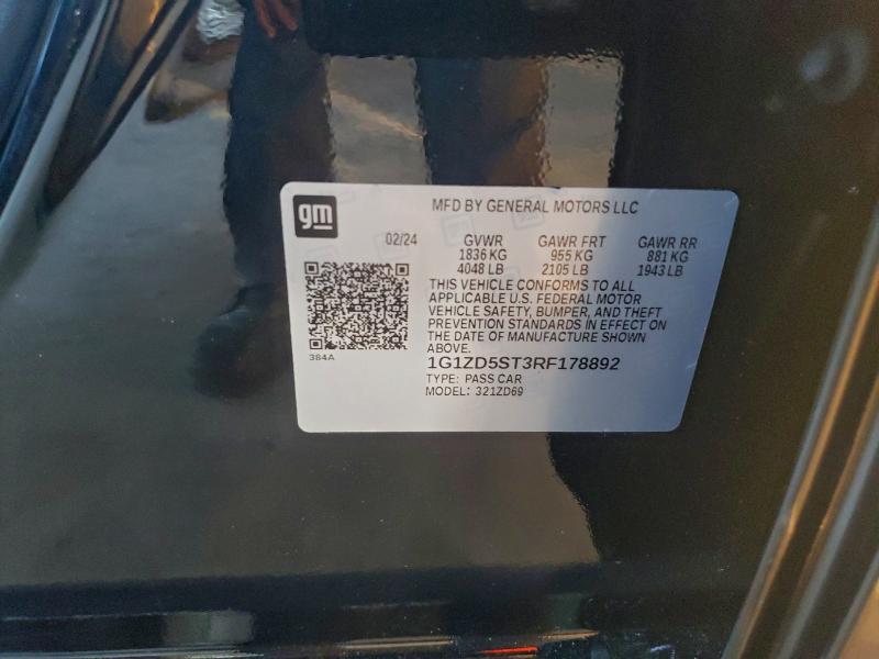 2024 CHEVROLET MALIBU LT #3311400321