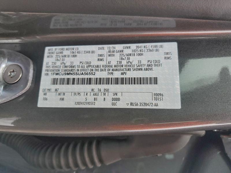 2025 FORD ESCAPE ST #3308298178