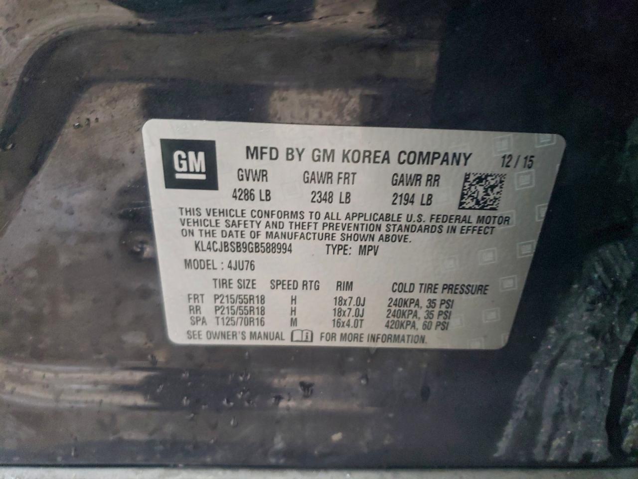 BUICK ENCORE CONVENIENCE