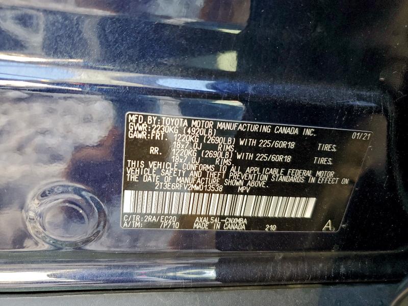 2021 TOYOTA RAV4 XSE #3317714076