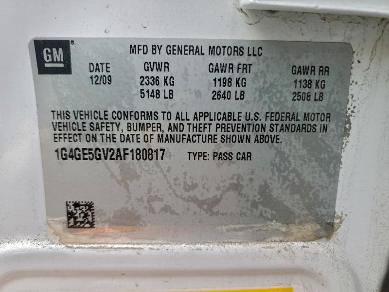 2010 BUICK LACROSSE C #3303556030