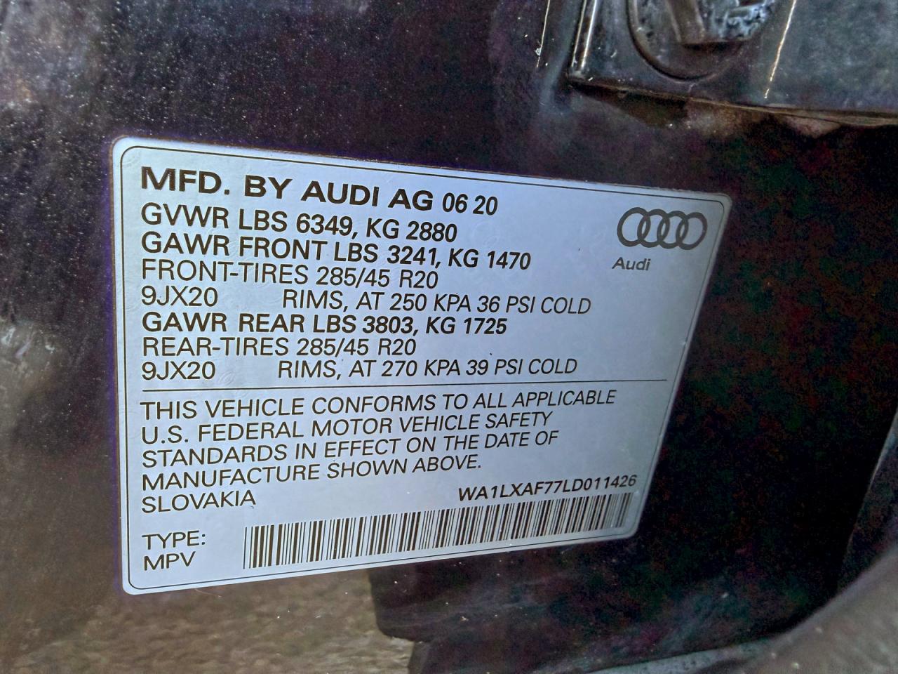 AUDI Q7 PREMIUM PLUS