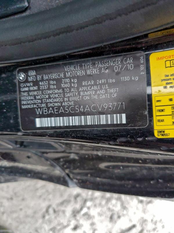 2010 BMW 650 I #3312634157