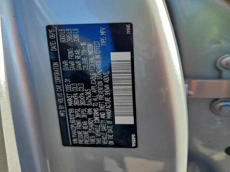 2016 VOLVO XC90 T6 #3316816420