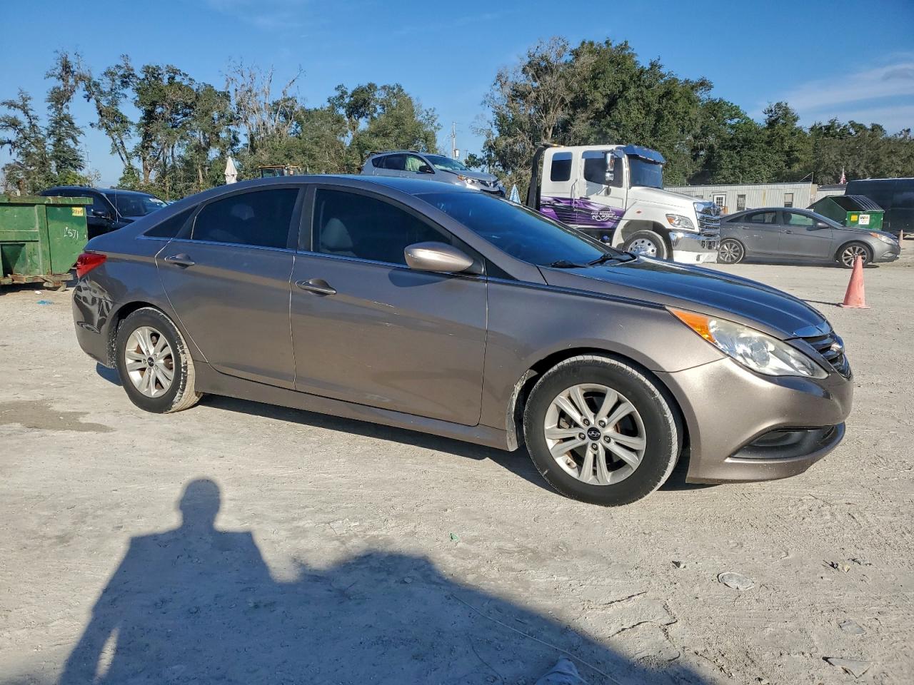 Lot #3311526306 2014 HYUNDAI SONATA GLS