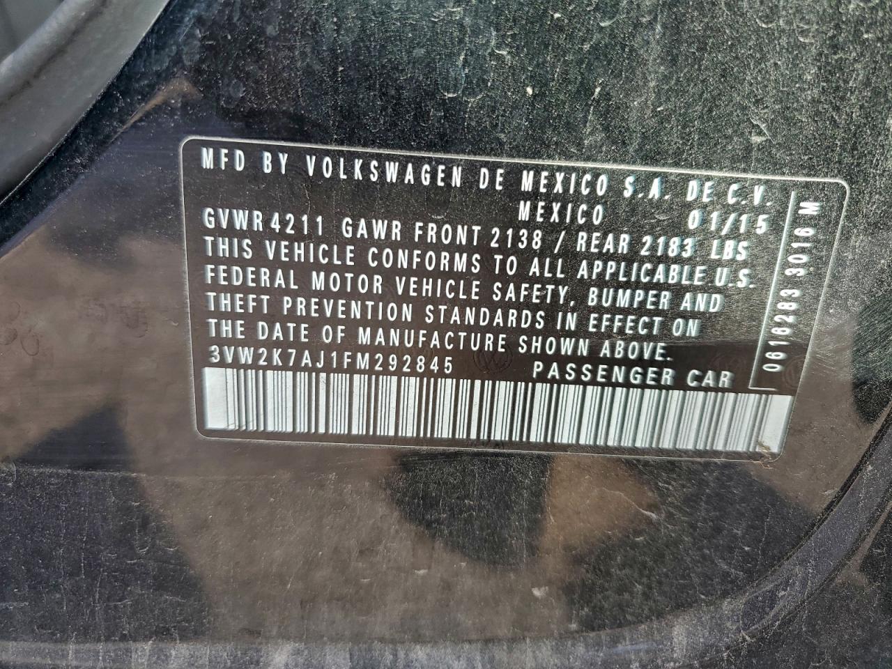 VOLKSWAGEN JETTA BASE