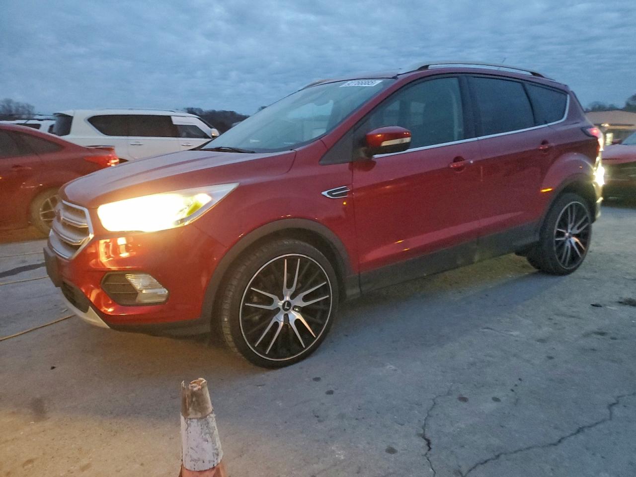 Lot #3311655237 2017 FORD ESCAPE TIT