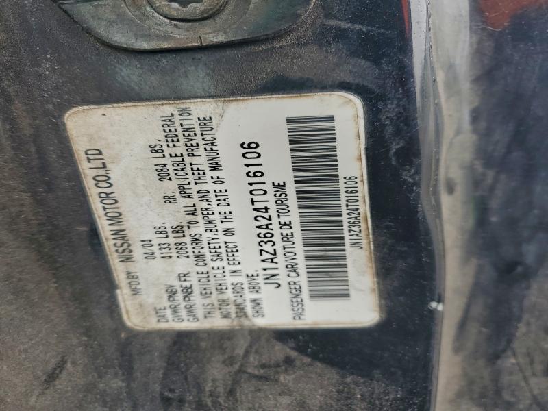 2004 NISSAN 350Z ROADS #3302756359