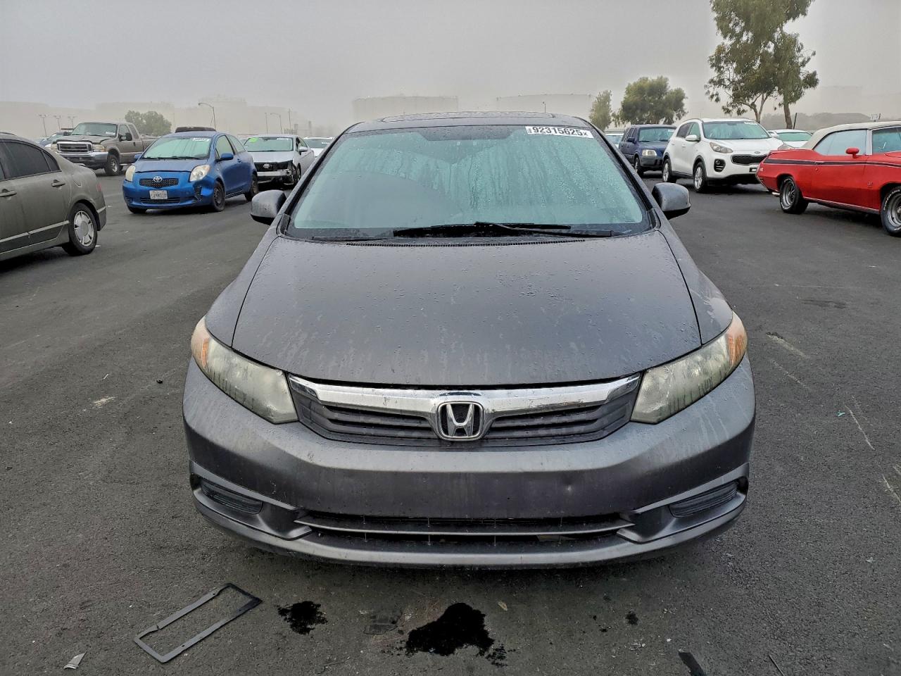 Lot #3302835921 2012 HONDA CIVIC EXL