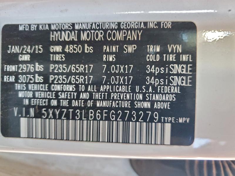 2015 HYUNDAI SANTA FE S #3316732404