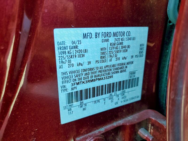 2023 FORD MUSTANG MA #3316108223