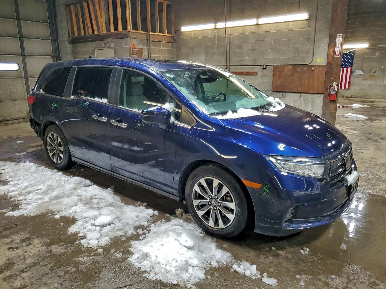 Lot #3311581795 2021 HONDA ODYSSEY EX