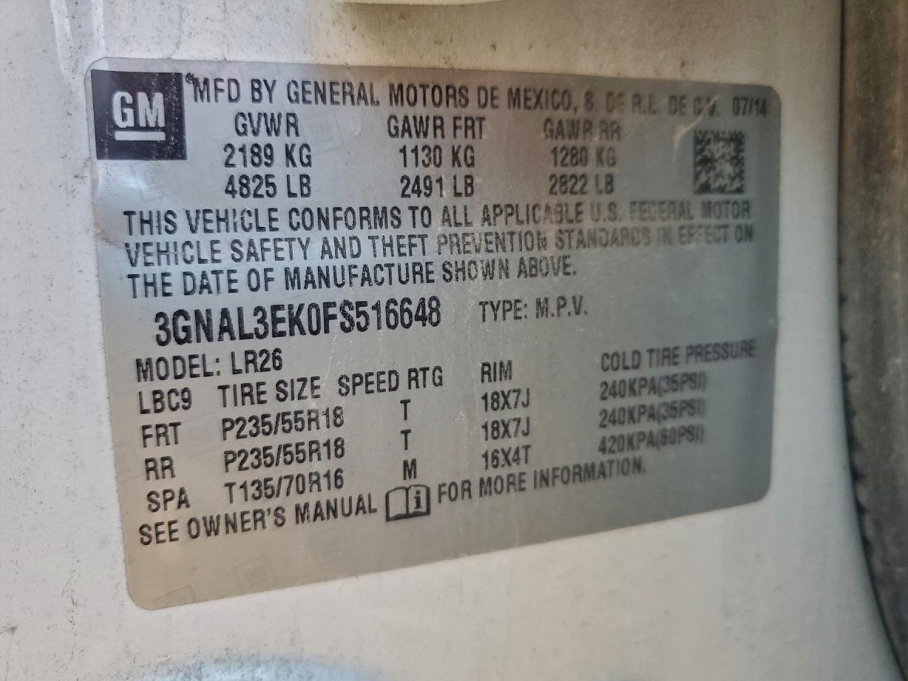 CHEVROLET CAPTIVA LT