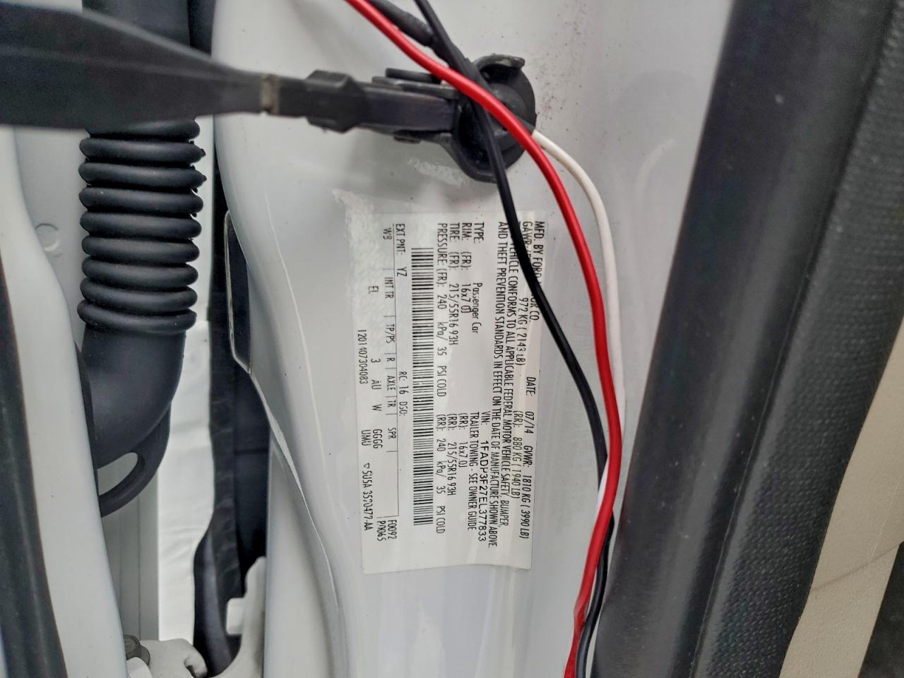 Lot #3312256774 2014 FORD FOCUS SE