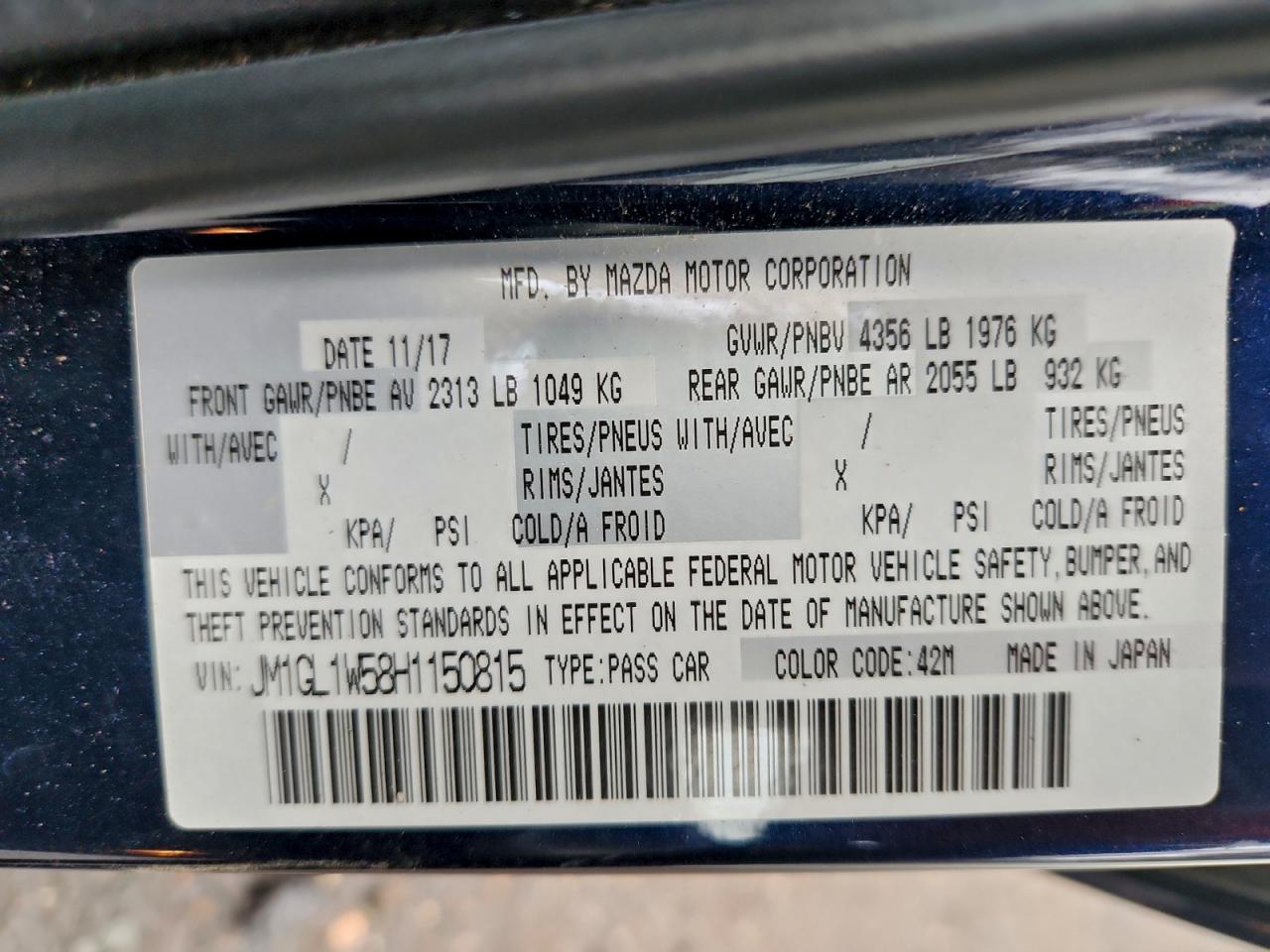 MAZDA 6 GRAND TOURING