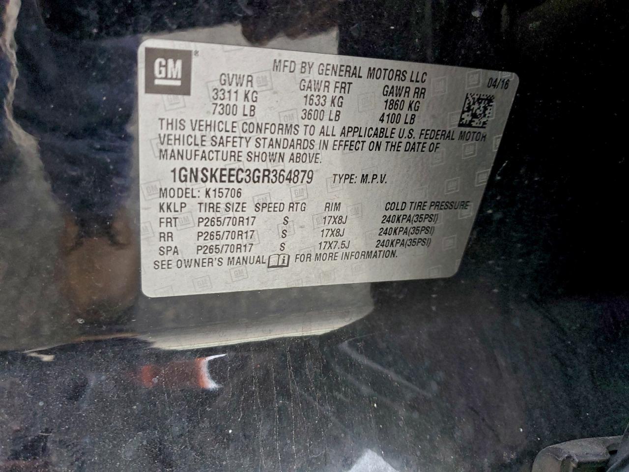 CHEVROLET TAHOE K1500