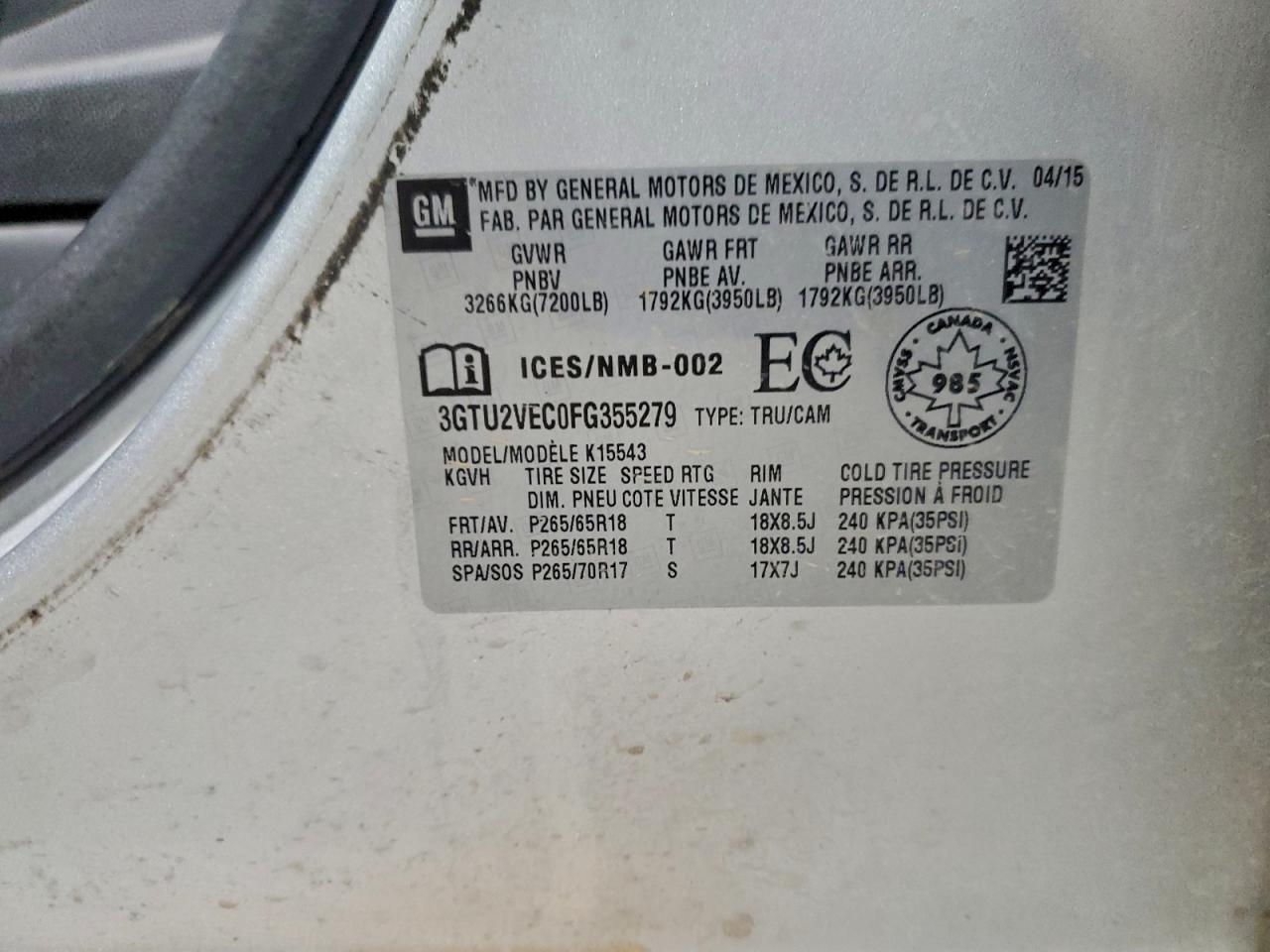 GMC SIERRA K1500 SLT