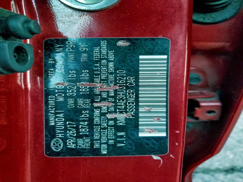 2017 HYUNDAI ACCENT SE #3305446060