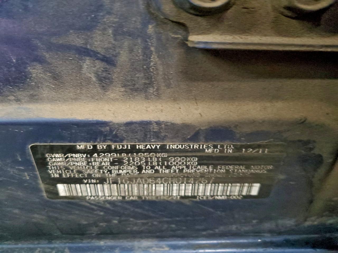 SUBARU IMPREZA PREMIUM