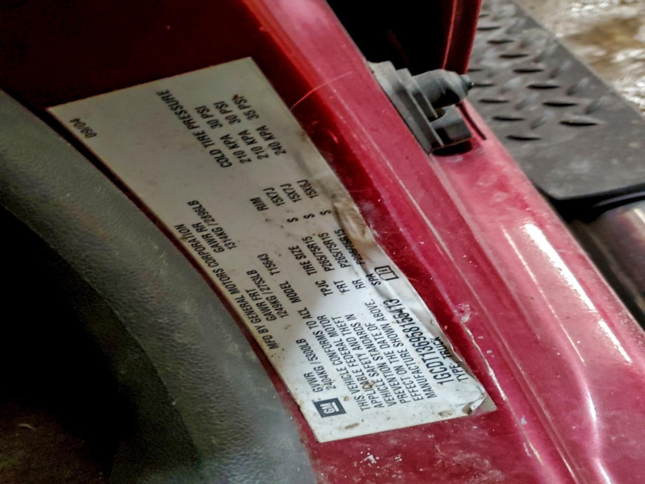 Lot #3317779077 2005 CHEVROLET COLORADO