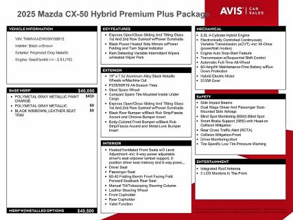2025 MAZDA CX-50 PREM #3316842674