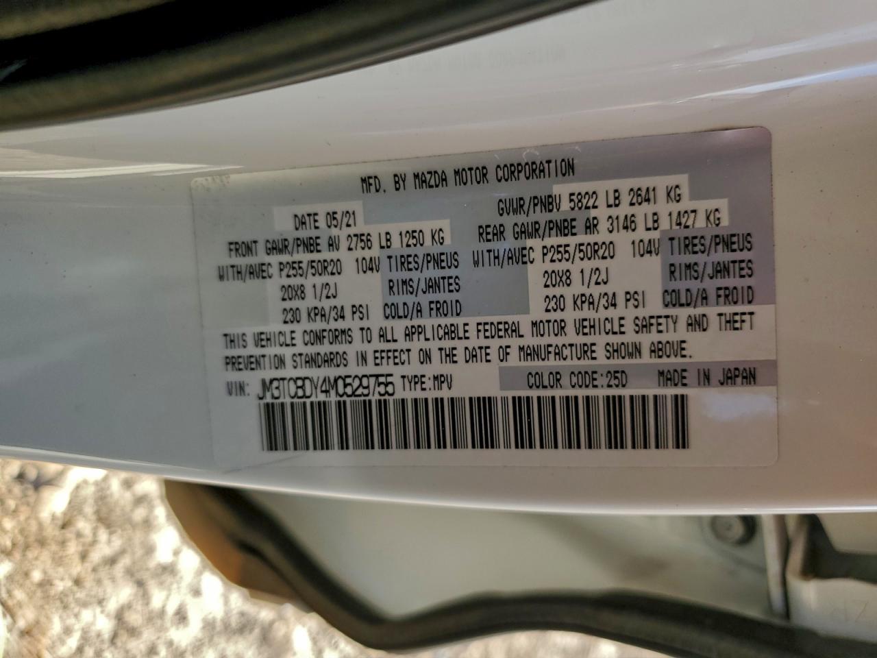 MAZDA CX-9 GRAND TOURING