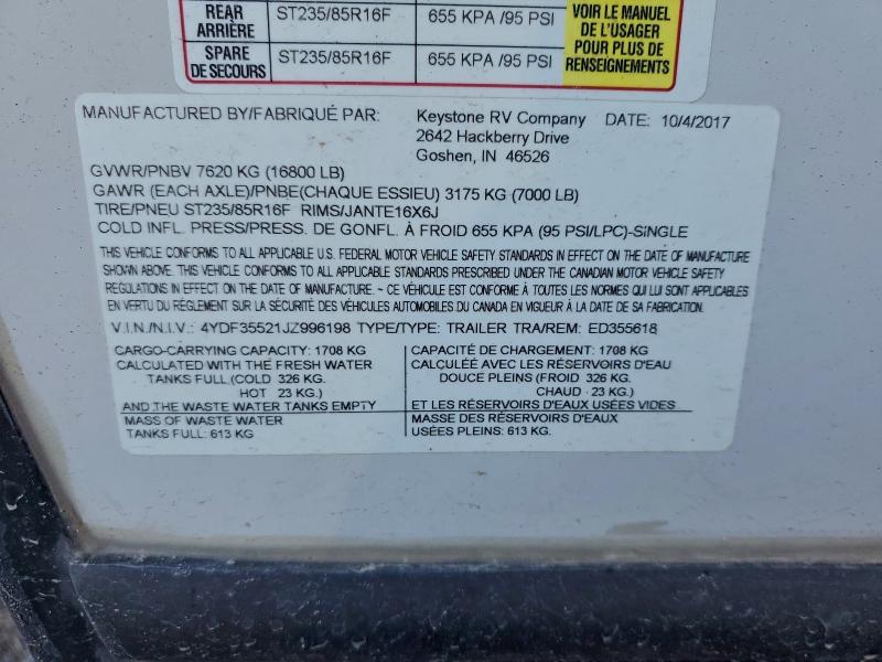 2018 DUTCHMEN TRAILER #3318935914