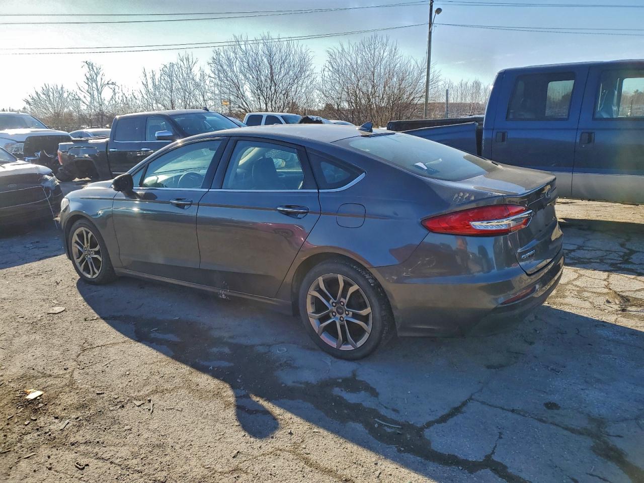 Lot #3316893066 2020 FORD FUSION SEL