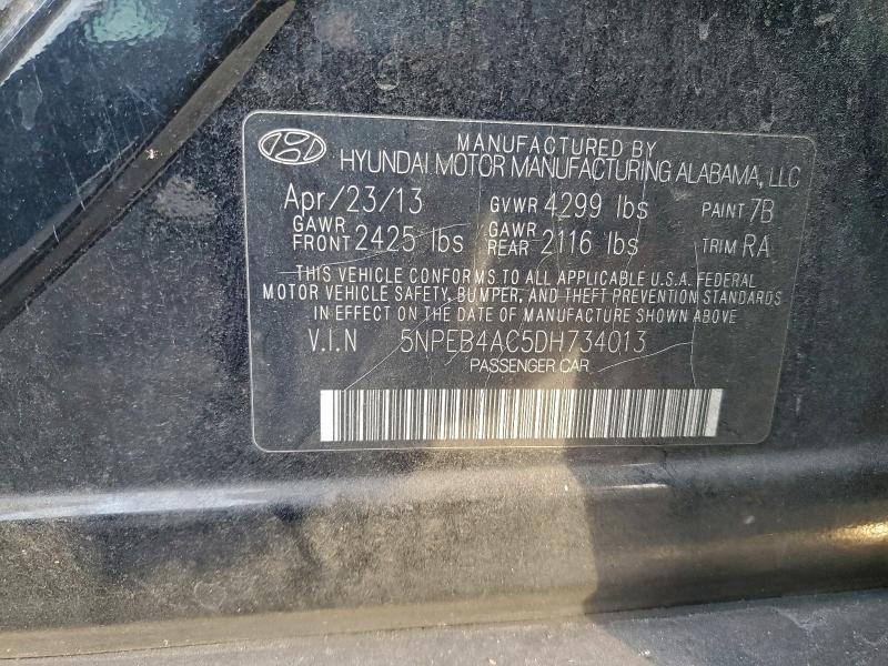 2013 HYUNDAI SONATA GLS #3308473361