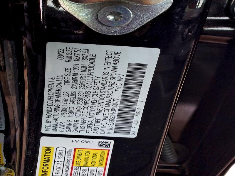 2023 HONDA CR-V EXL #3310562094