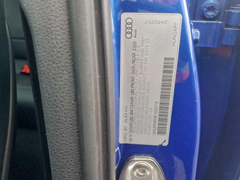 2015 AUDI S3 PRESTIG #3316920132