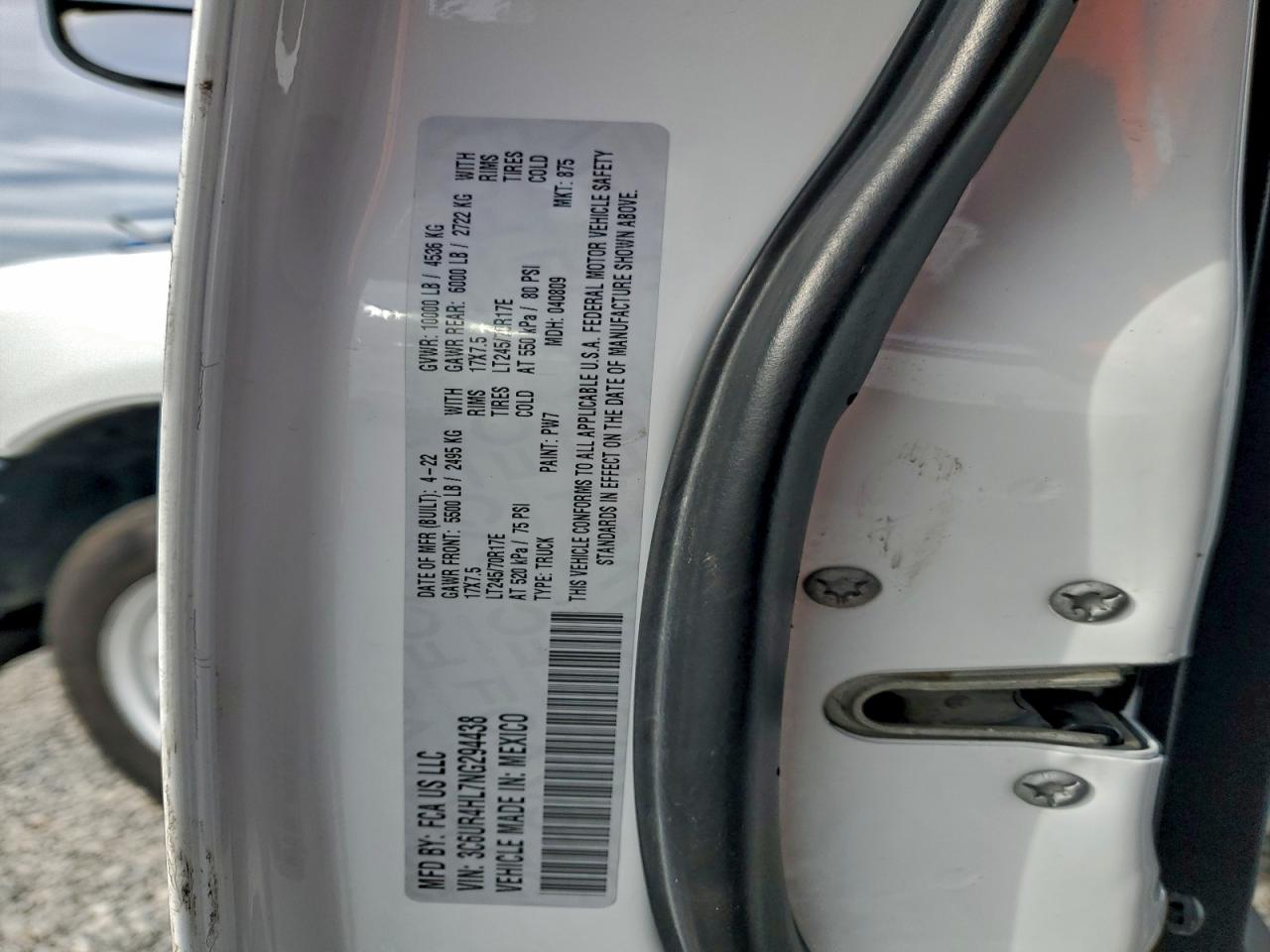 Lot #3318987308 2022 RAM 2500 TRADE