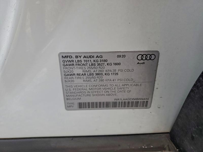 2021 AUDI E-TRON PRE #3315646775