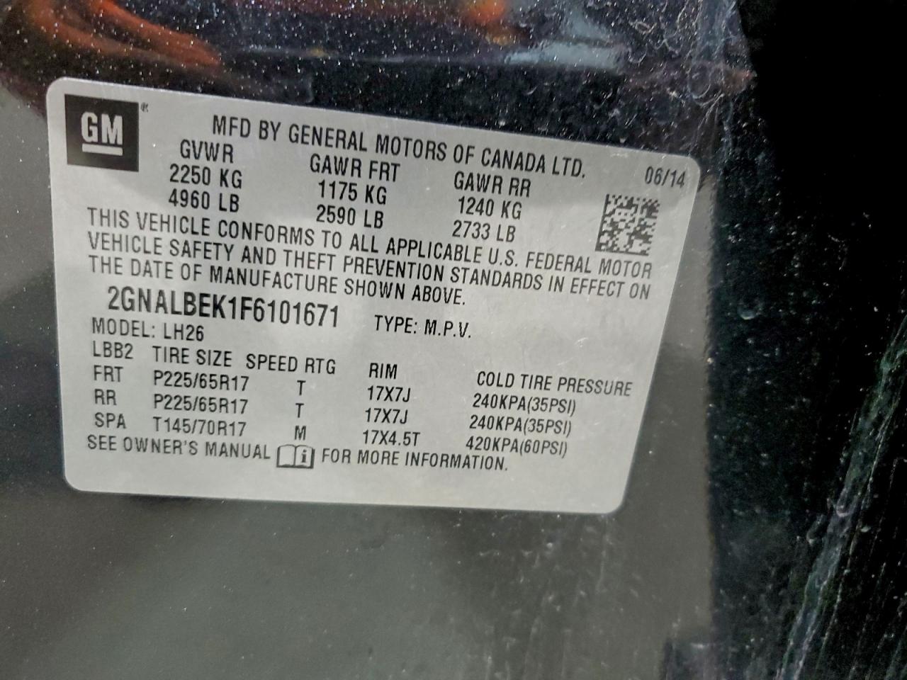 CHEVROLET EQUINOX LT