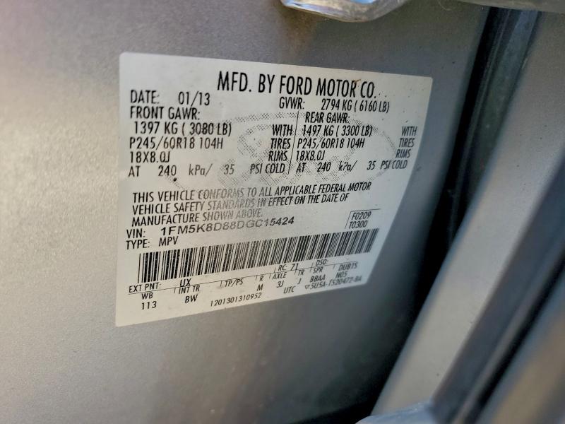 2013 FORD EXPLORER X #3301809396