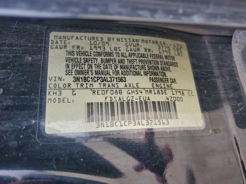 2010 NISSAN VERSA S #3302773344