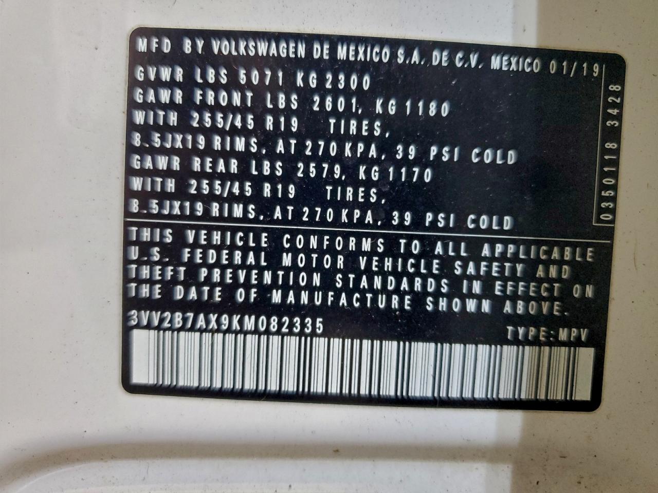 VOLKSWAGEN TIGUAN SE