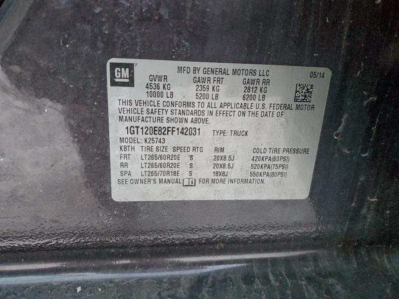 2015 GMC SIERRA K25 #3316722491