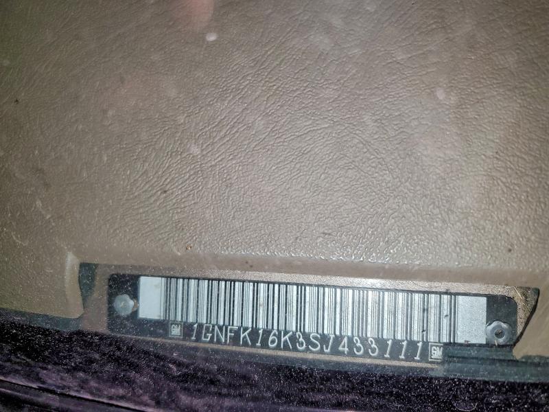 1995 CHEVROLET SUBURBAN K #3305528101