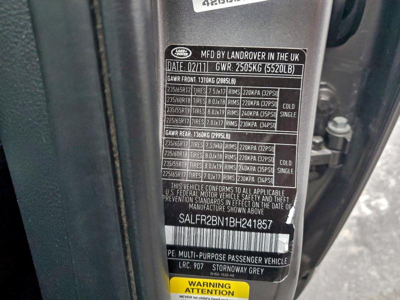 2011 LAND ROVER LR2 HSE #3309487638