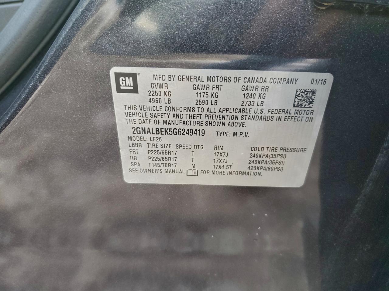 CHEVROLET EQUINOX LS