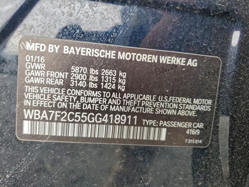 2016 BMW 750 XI #3303656927